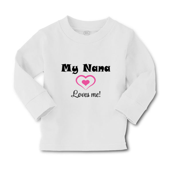 Baby Clothes My Nana Loves Me! Heart Grandmother Grandma Boy & Girl Clothes - Cute Rascals