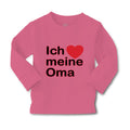 Baby Clothes Ich Meine Oma I Love My Grandma Grandmother Grandma Cotton