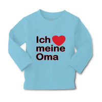 Baby Clothes Ich Meine Oma I Love My Grandma Grandmother Grandma Cotton - Cute Rascals