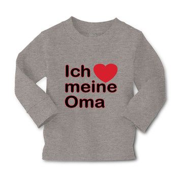 Baby Clothes Ich Meine Oma I Love My Grandma Grandmother Grandma Cotton