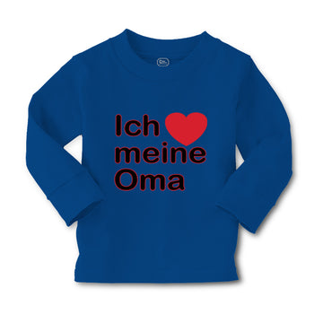 Baby Clothes Ich Meine Oma I Love My Grandma Grandmother Grandma Cotton