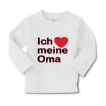 Baby Clothes Ich Meine Oma I Love My Grandma Grandmother Grandma Cotton - Cute Rascals