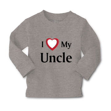 Baby Clothes I Love My Uncle B Family & Friends Uncle Boy & Girl Clothes Cotton