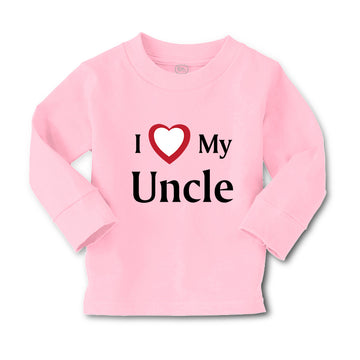 Baby Clothes I Love My Uncle B Family & Friends Uncle Boy & Girl Clothes Cotton