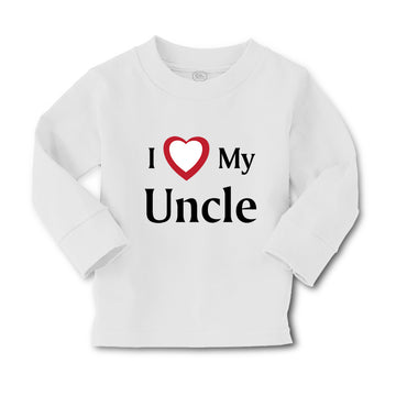 Baby Clothes I Love My Uncle B Family & Friends Uncle Boy & Girl Clothes Cotton