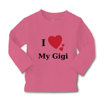 Baby Clothes I Love My Gigi Heart Family & Friends Aunt Boy & Girl Clothes