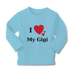 Baby Clothes I Love My Gigi Heart Family & Friends Aunt Boy & Girl Clothes - Cute Rascals