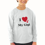 Baby Clothes I Love My Gigi Heart Family & Friends Aunt Boy & Girl Clothes - Cute Rascals