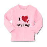 Baby Clothes I Love My Gigi Heart Family & Friends Aunt Boy & Girl Clothes - Cute Rascals