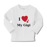 Baby Clothes I Love My Gigi Heart Family & Friends Aunt Boy & Girl Clothes - Cute Rascals