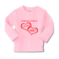 Baby Clothes Nana & Papa Loves Me! Grandparents Boy & Girl Clothes Cotton
