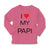 Baby Clothes I Love Heart My Papi Valentines Love Boy & Girl Clothes Cotton - Cute Rascals