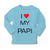 Baby Clothes I Love Heart My Papi Valentines Love Boy & Girl Clothes Cotton - Cute Rascals