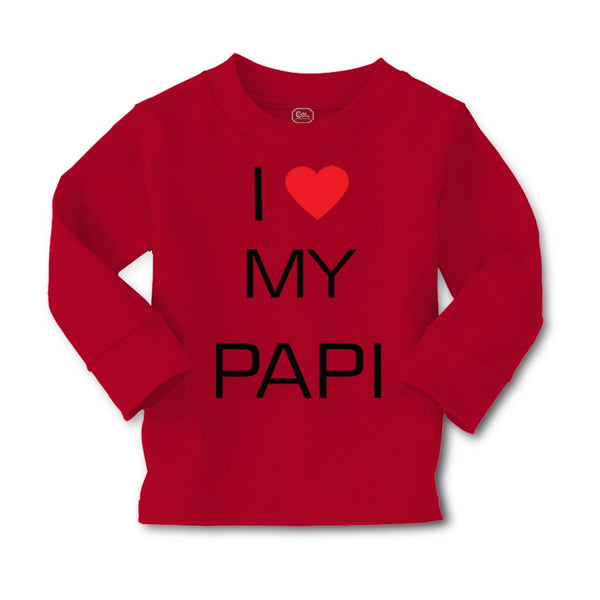 Baby Clothes I Love Heart My Papi Valentines Love Boy & Girl Clothes Cotton - Cute Rascals