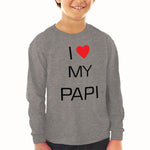 Baby Clothes I Love Heart My Papi Valentines Love Boy & Girl Clothes Cotton - Cute Rascals