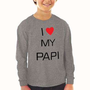 Baby Clothes I Love Heart My Papi Valentines Love Boy & Girl Clothes Cotton