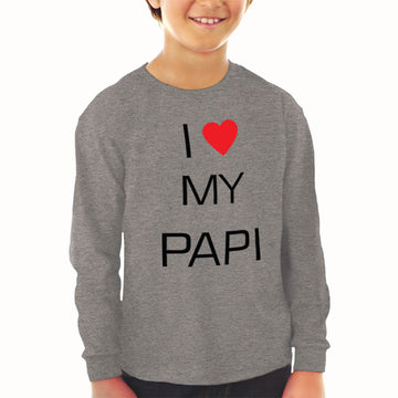 Baby Clothes I Love Heart My Papi Valentines Love Boy & Girl Clothes Cotton