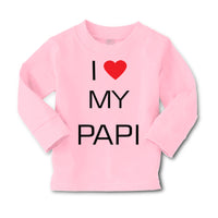 Baby Clothes I Love Heart My Papi Valentines Love Boy & Girl Clothes Cotton - Cute Rascals