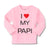 Baby Clothes I Love Heart My Papi Valentines Love Boy & Girl Clothes Cotton - Cute Rascals