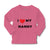 Baby Clothes I Love Heart My Nanny Grandmother Grandma Boy & Girl Clothes Cotton - Cute Rascals