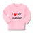 Baby Clothes I Love Heart My Nanny Grandmother Grandma Boy & Girl Clothes Cotton - Cute Rascals