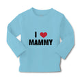 Baby Clothes I Love Heart Mammy Mom Mothers Day Boy & Girl Clothes Cotton