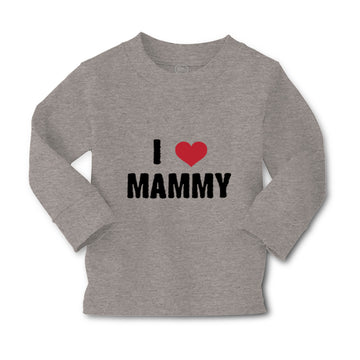 Baby Clothes I Love Heart Mammy Mom Mothers Day Boy & Girl Clothes Cotton