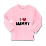 Baby Clothes I Love Heart Mammy Mom Mothers Day Boy & Girl Clothes Cotton - Cute Rascals