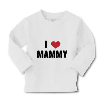 Baby Clothes I Love Heart Mammy Mom Mothers Day Boy & Girl Clothes Cotton