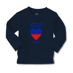 Baby Clothes I Love My Haitian Dad Countries Boy & Girl Clothes Cotton - Cute Rascals