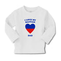 Baby Clothes I Love My Haitian Dad Countries Boy & Girl Clothes Cotton