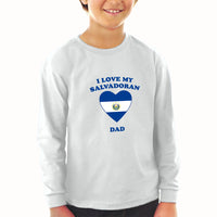 Baby Clothes I Love My Salvadoran Dad Countries Boy & Girl Clothes Cotton - Cute Rascals
