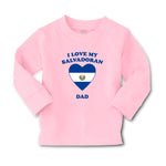 Baby Clothes I Love My Salvadoran Dad Countries Boy & Girl Clothes Cotton - Cute Rascals