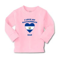 Baby Clothes I Love My Salvadoran Dad Countries Boy & Girl Clothes Cotton - Cute Rascals