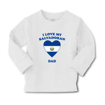 Baby Clothes I Love My Salvadoran Dad Countries Boy & Girl Clothes Cotton - Cute Rascals