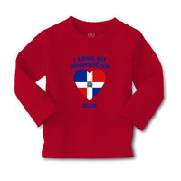 Baby Clothes I Love My Dominican Dad Countries Boy & Girl Clothes Cotton - Cute Rascals