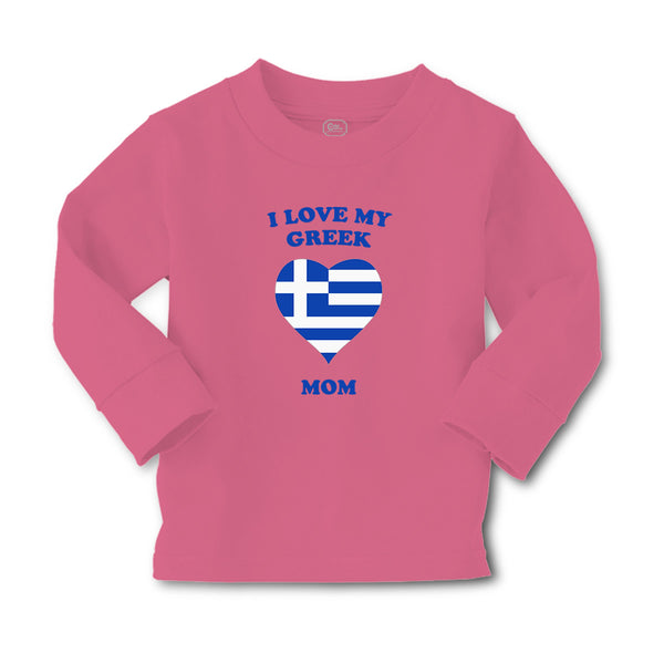 Baby Clothes I Love My Greek Mom Countries Boy & Girl Clothes Cotton - Cute Rascals