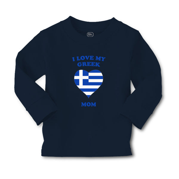 Baby Clothes I Love My Greek Mom Countries Boy & Girl Clothes Cotton - Cute Rascals