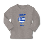Baby Clothes I Love My Greek Mom Countries Boy & Girl Clothes Cotton - Cute Rascals