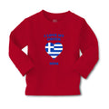 Baby Clothes I Love My Greek Mom Countries Boy & Girl Clothes Cotton