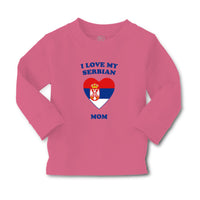 Baby Clothes I Love My Serbian Mom Countries Boy & Girl Clothes Cotton - Cute Rascals