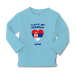 Baby Clothes I Love My Serbian Mom Countries Boy & Girl Clothes Cotton - Cute Rascals