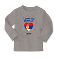 Baby Clothes I Love My Serbian Mom Countries Boy & Girl Clothes Cotton