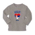 Baby Clothes I Love My Serbian Mom Countries Boy & Girl Clothes Cotton - Cute Rascals