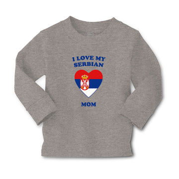 Baby Clothes I Love My Serbian Mom Countries Boy & Girl Clothes Cotton