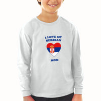 Baby Clothes I Love My Serbian Mom Countries Boy & Girl Clothes Cotton - Cute Rascals