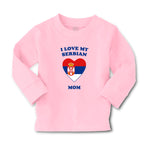 Baby Clothes I Love My Serbian Mom Countries Boy & Girl Clothes Cotton - Cute Rascals