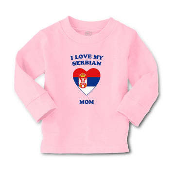Baby Clothes I Love My Serbian Mom Countries Boy & Girl Clothes Cotton