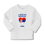 Baby Clothes I Love My Serbian Mom Countries Boy & Girl Clothes Cotton - Cute Rascals