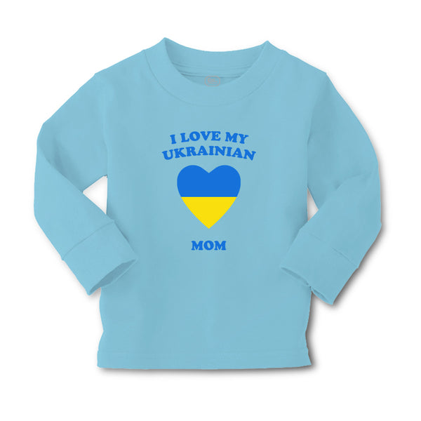 Baby Clothes I Love My Ukrainian Mom Countries Boy & Girl Clothes Cotton - Cute Rascals